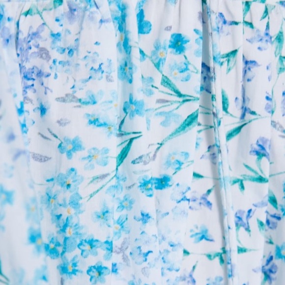 Zara blue printed poplin dress NWT - Picture 10 of 10